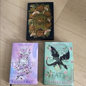 This Woven Kingdom~All This Twisted Glory~Every Spiral of Fate~Tahereh Mafi